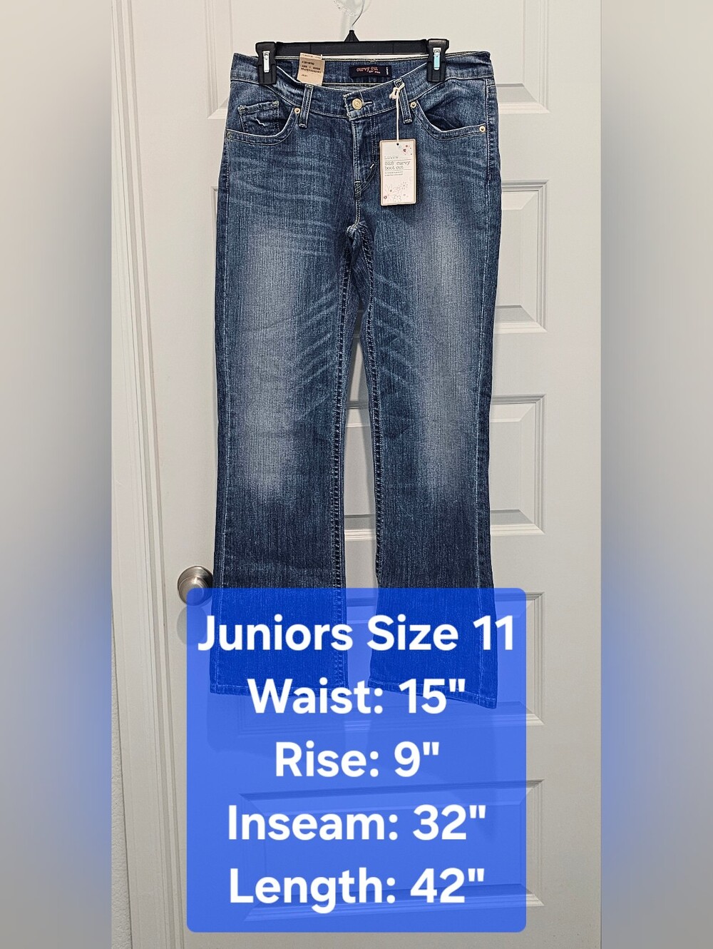 Levi's 528 Curvy Bootcut Jeans NWT Size 10 (Tag 11 Juniors)